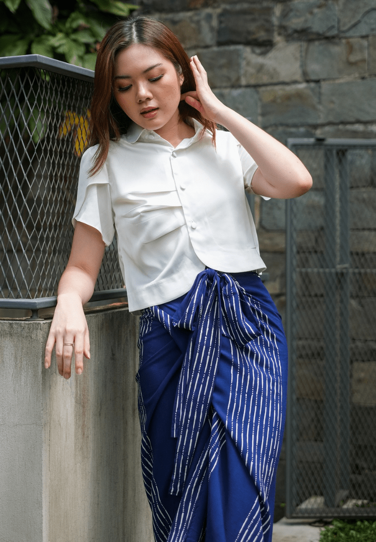 Ananta Warpskirt Hujan Navy