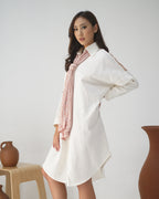 Naila Kemeja Shirtdress dengan Shawl Jumputan