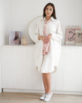 Naila Kemeja Shirtdress dengan Shawl Jumputan