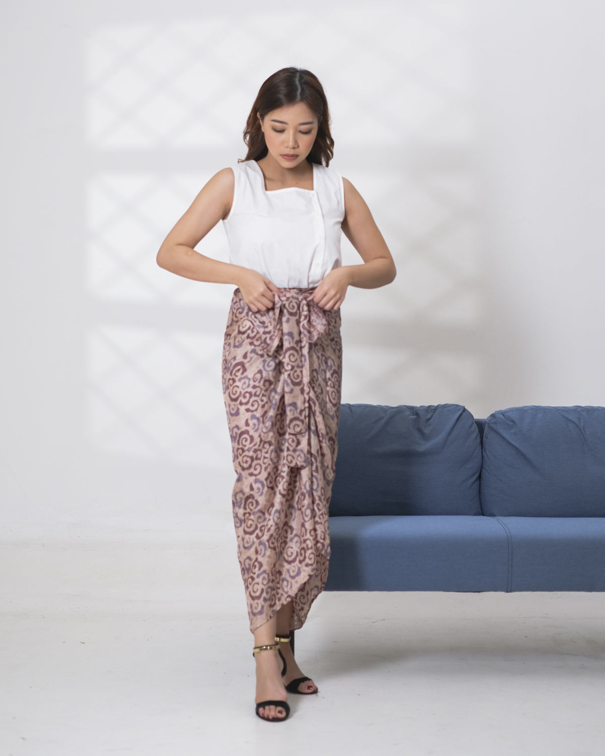 Martya Wrap Skirt Cream