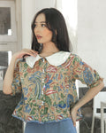 Chalya Blouse Brown