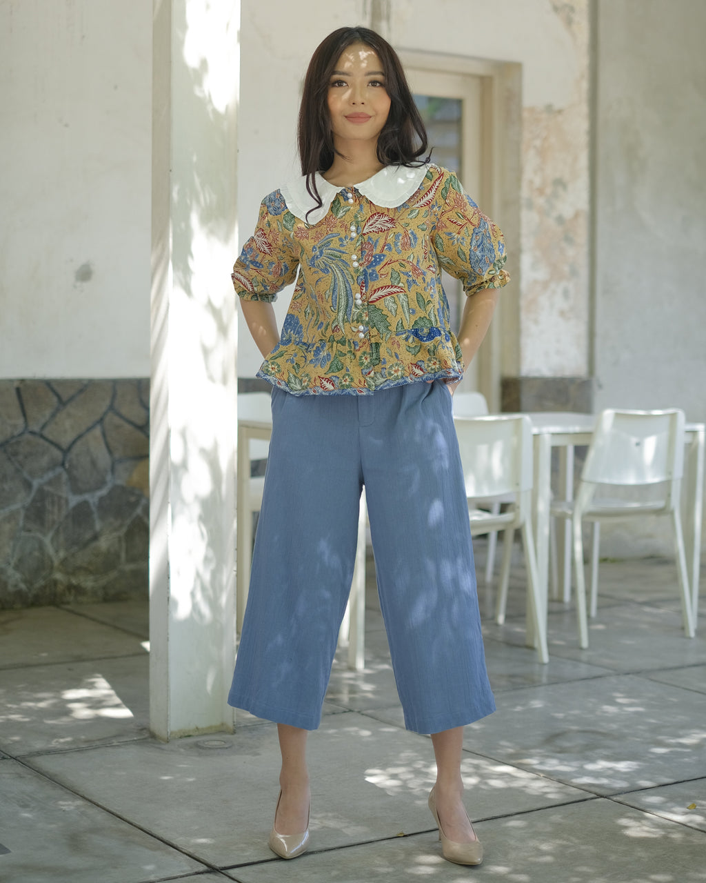 Chalya Blouse Brown