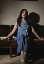 Setelan Dyana Ananta Beras Blue