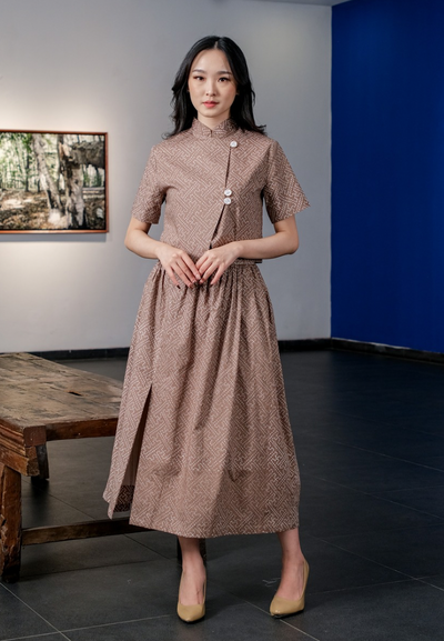 Setelan Anara Rasda Brown