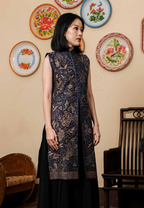 Samita Longtop Bunga Blue