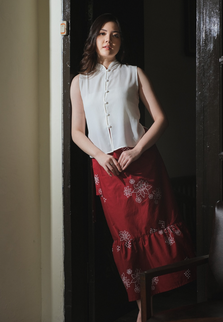 Setelan Antari Erina Red