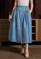 Girisa Skirt Blue