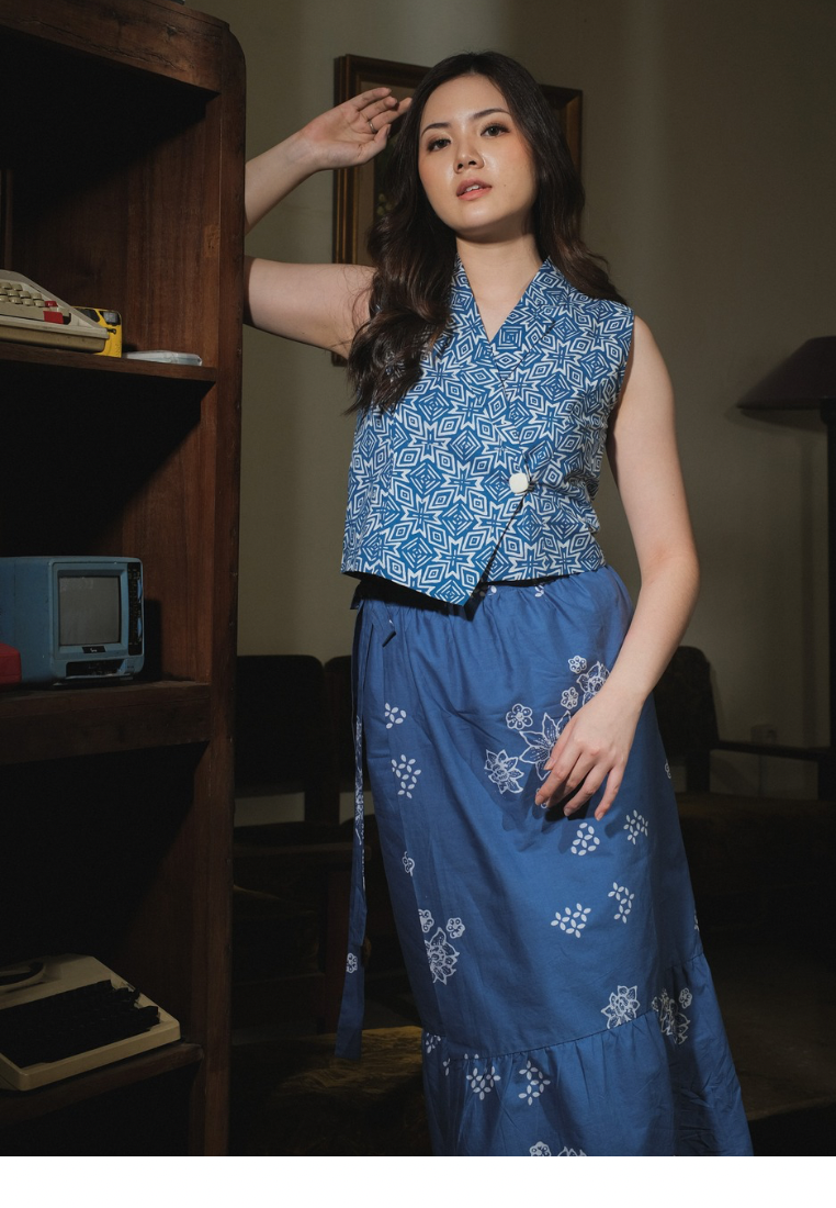 Setelan Dyana Erina Blue