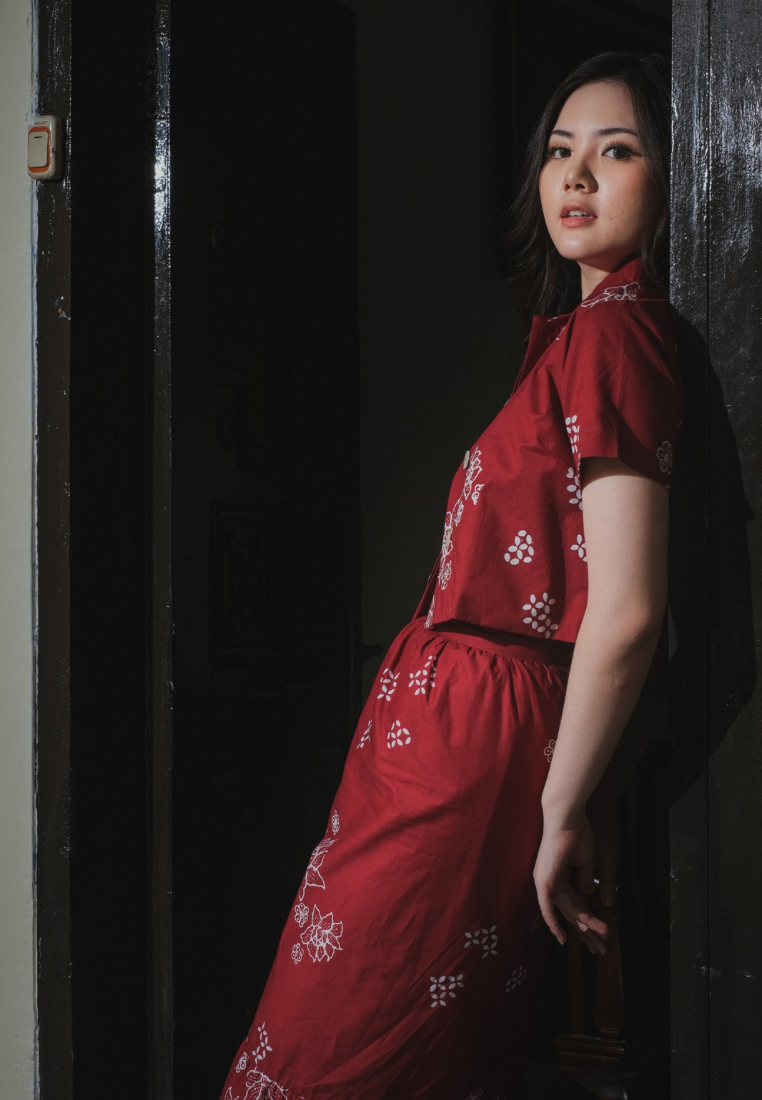 Setelan Rahmi Erina Red
