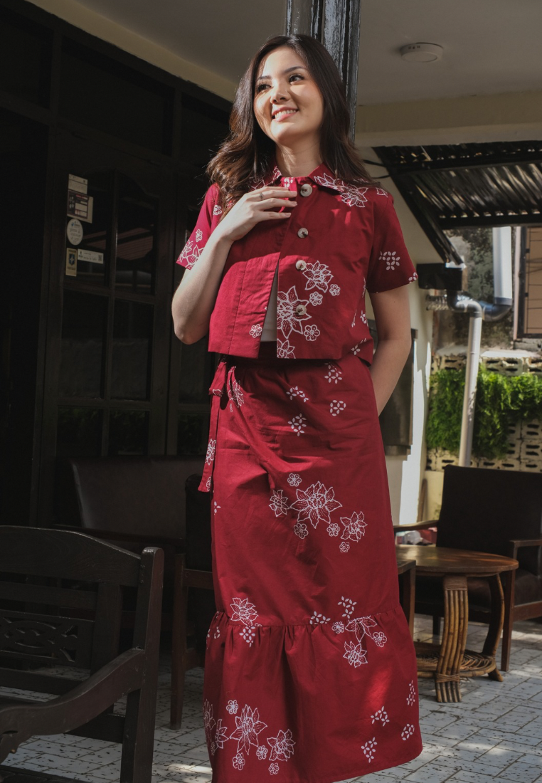 Setelan Rahmi Erina Red