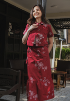 Setelan Rahmi Erina Red