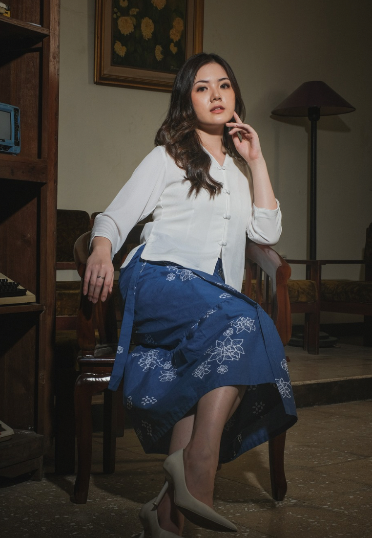 Setelan Malaya Erina Blue