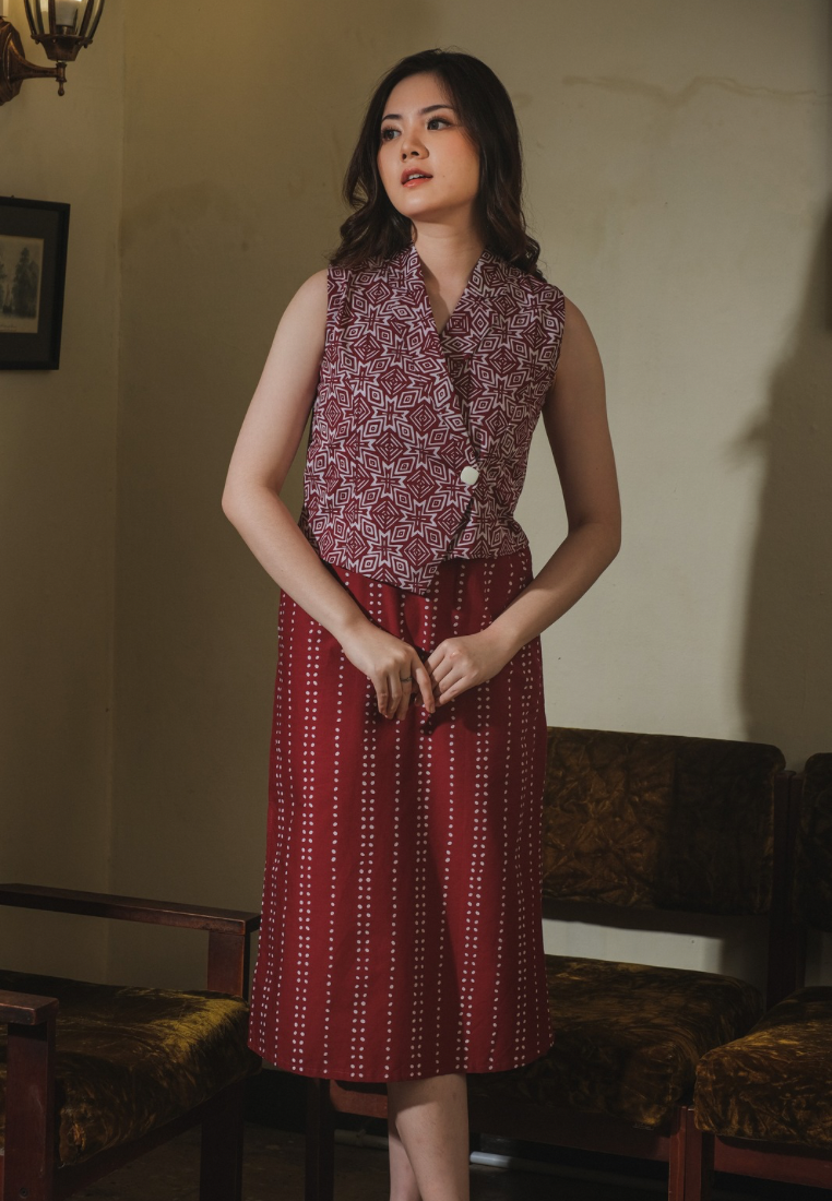 Setelan Dyana Paradista Red