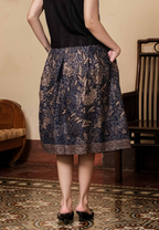 Gita Skirt Bunga Blue