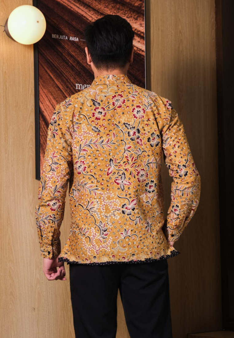 Yuda Men Shirt Mustard