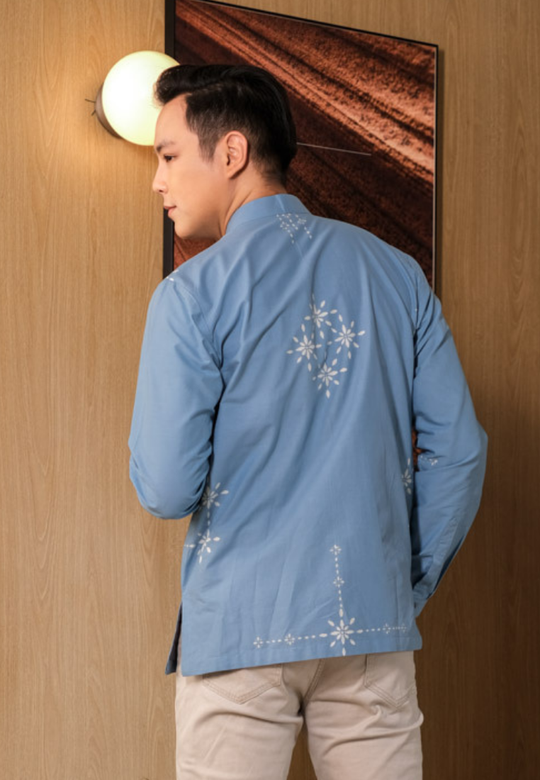 Karim Men Shirt Blue