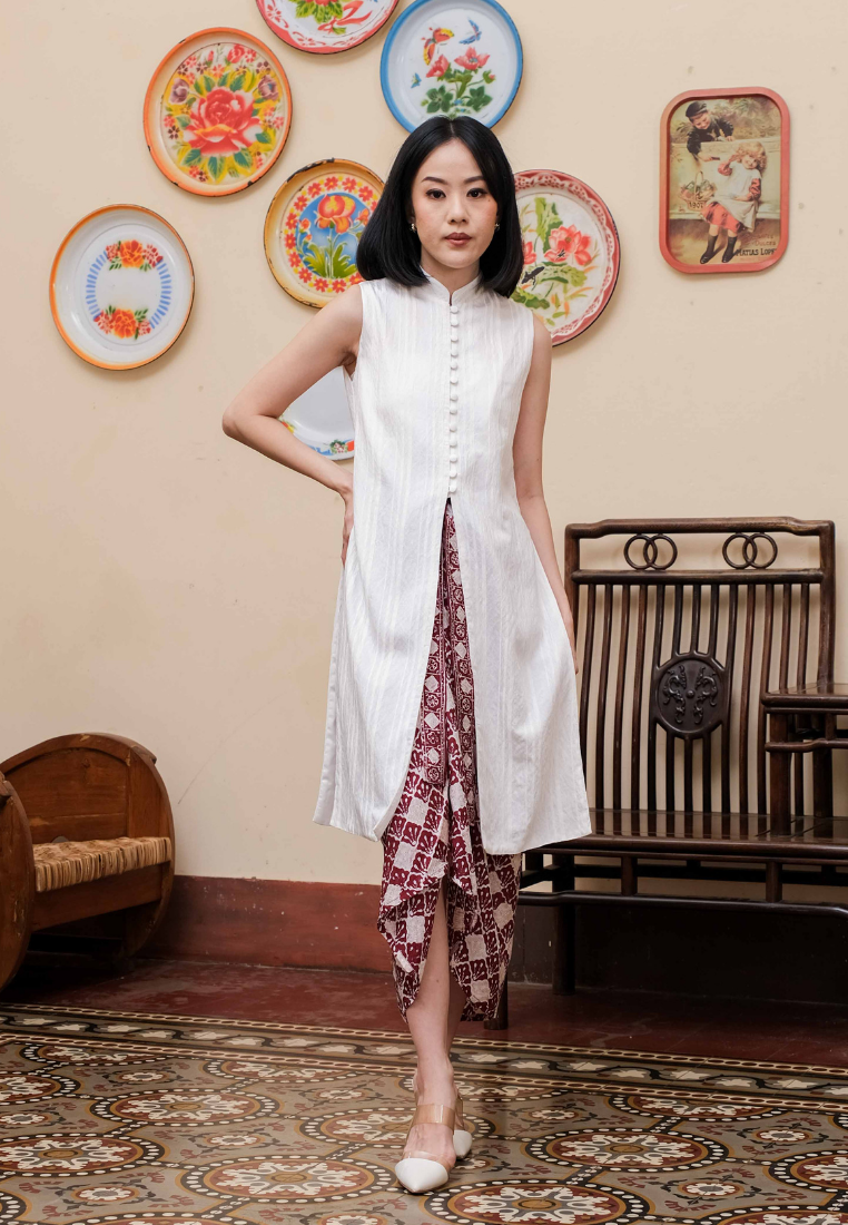 Ditya Warpskirt Burgundy