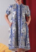 Nadira Dress Blue