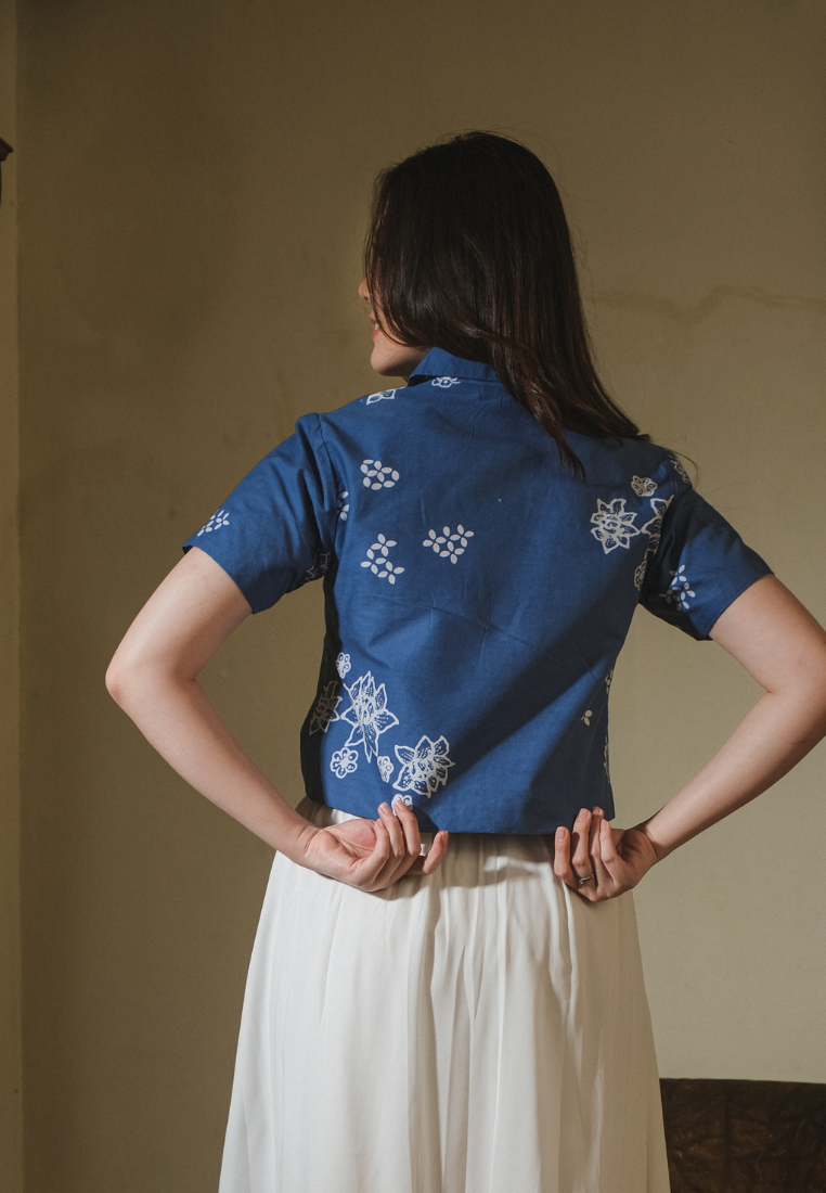Rahmi Outer Blouse Blue