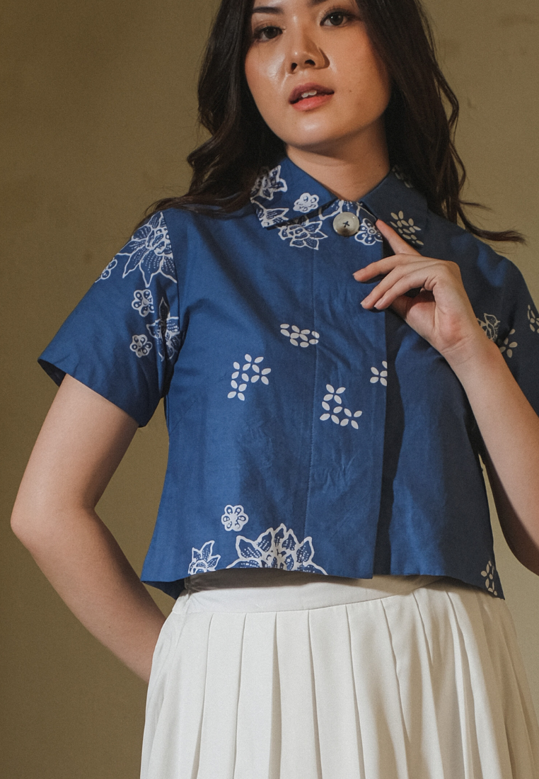 Rahmi Outer Blouse Blue