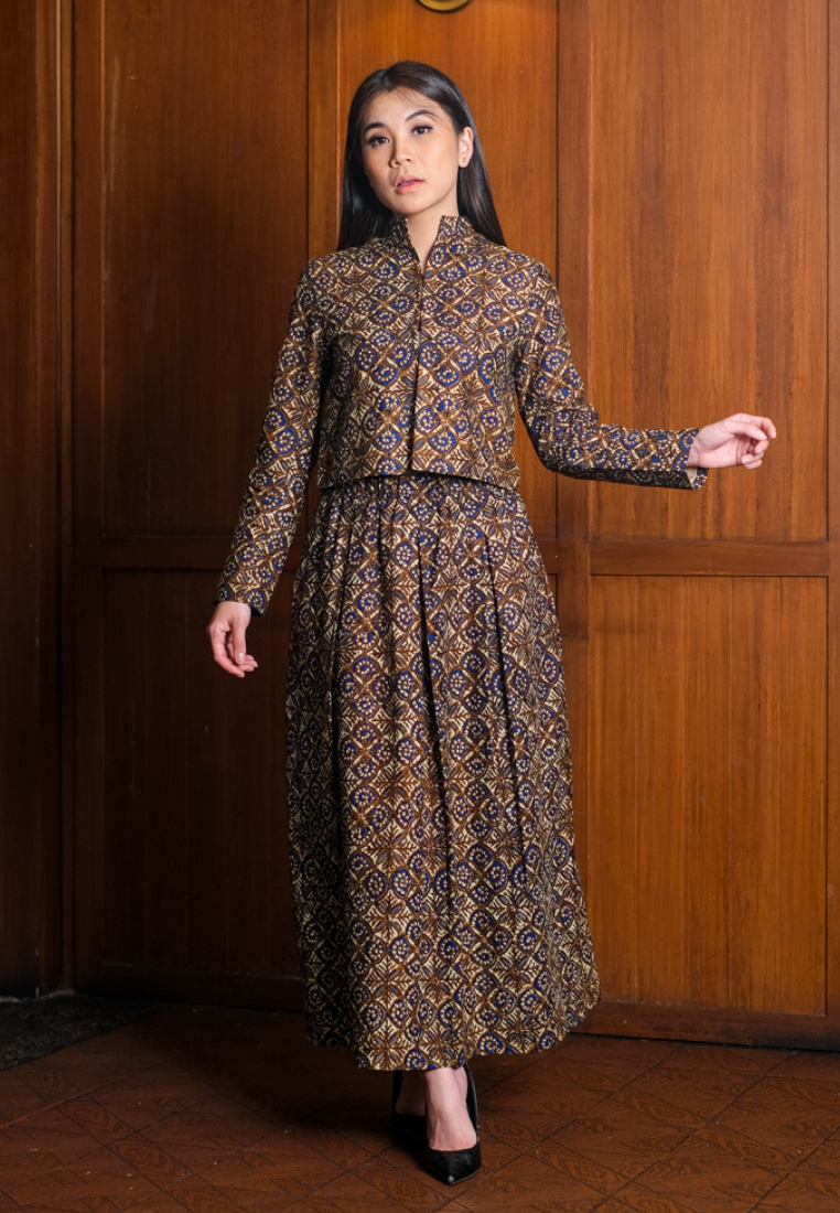 Setelan Tara dan Gita Maxi Brown