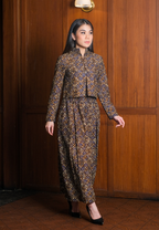 Setelan Tara dan Gita Maxi Brown