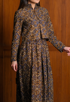 Setelan Tara dan Gita Maxi Brown