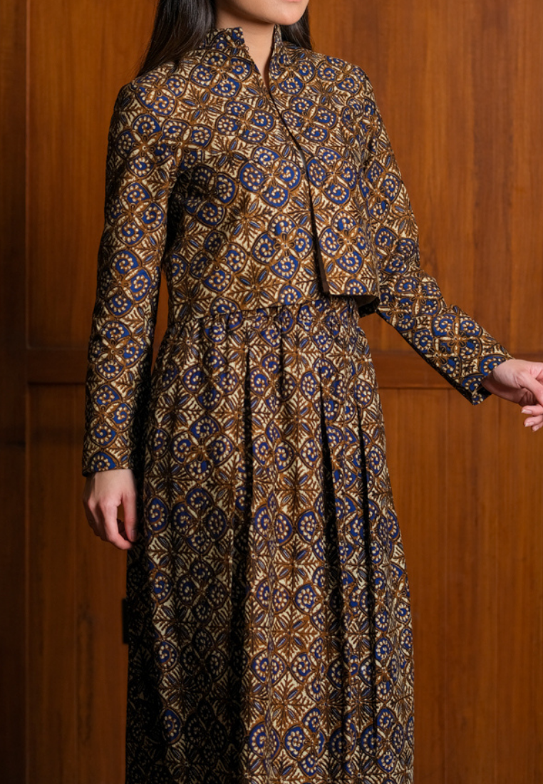 Setelan Tara dan Gita Maxi Brown