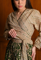 Alisha Warp Blouse Tribal Green