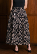 Gita Maxi Skirt Ketupat Black