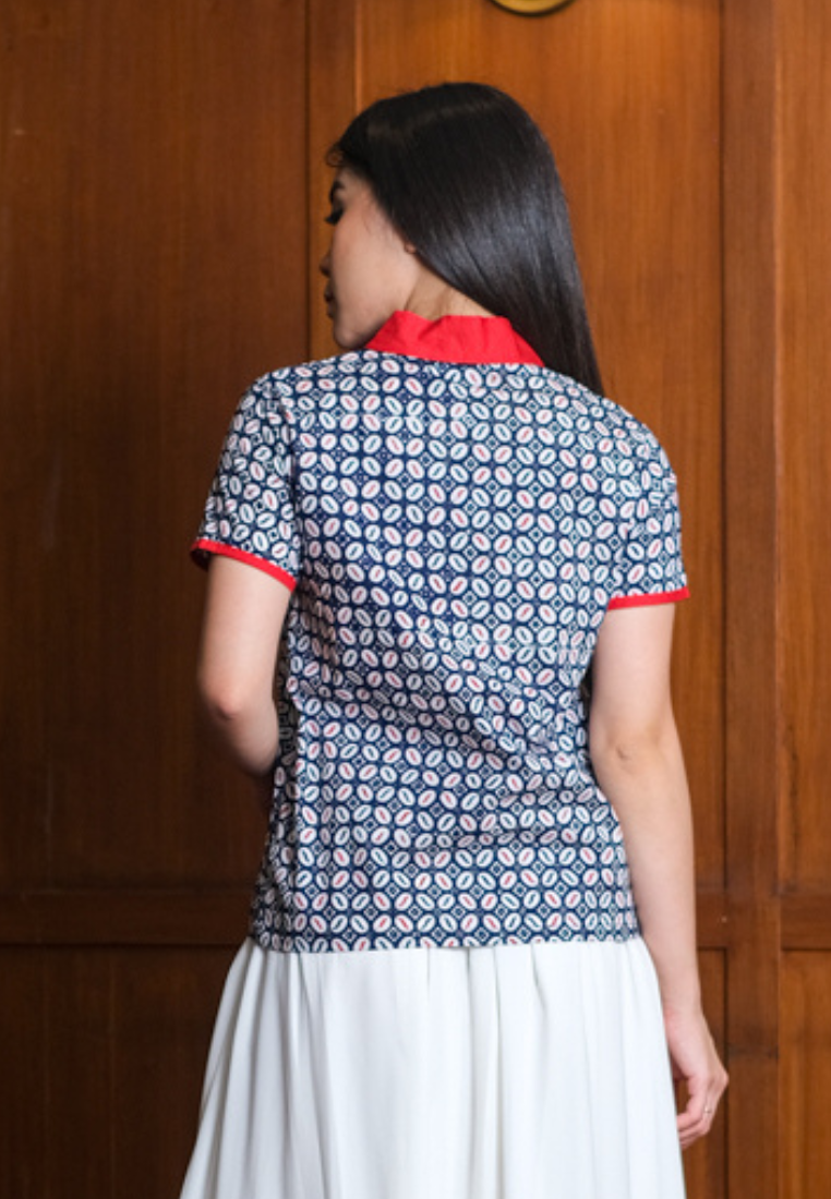 Mia Blouse Red