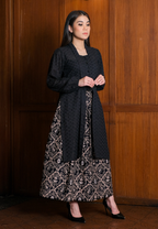 Setelan Asmarin dan Gita Maxi Ketupat Black
