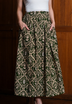 Gita Maxi Skirt Ketupat Green