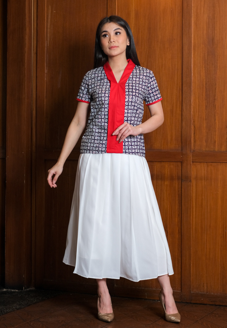 Mia Blouse Red