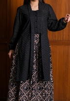 Setelan Asmarin dan Gita Maxi Ketupat Black