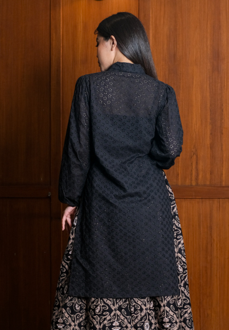 Asmarin Long Kebaya Black