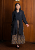 Setelan Asmarin Black dan Gita Maxi Brown