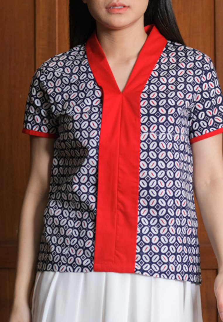 Mia Blouse Red