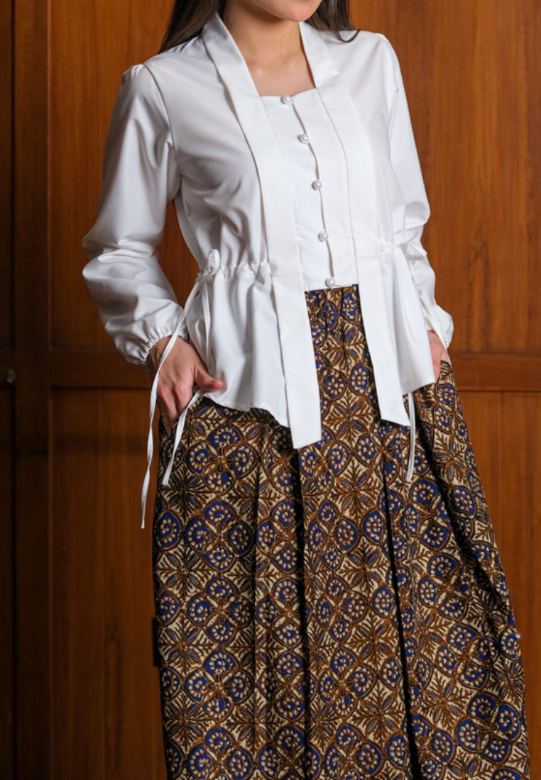 Setelan Kalya dan Gita Maxi Brown