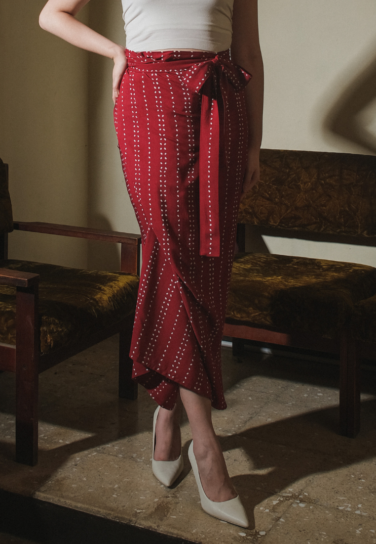 Ananta Warpskirt Beras Red