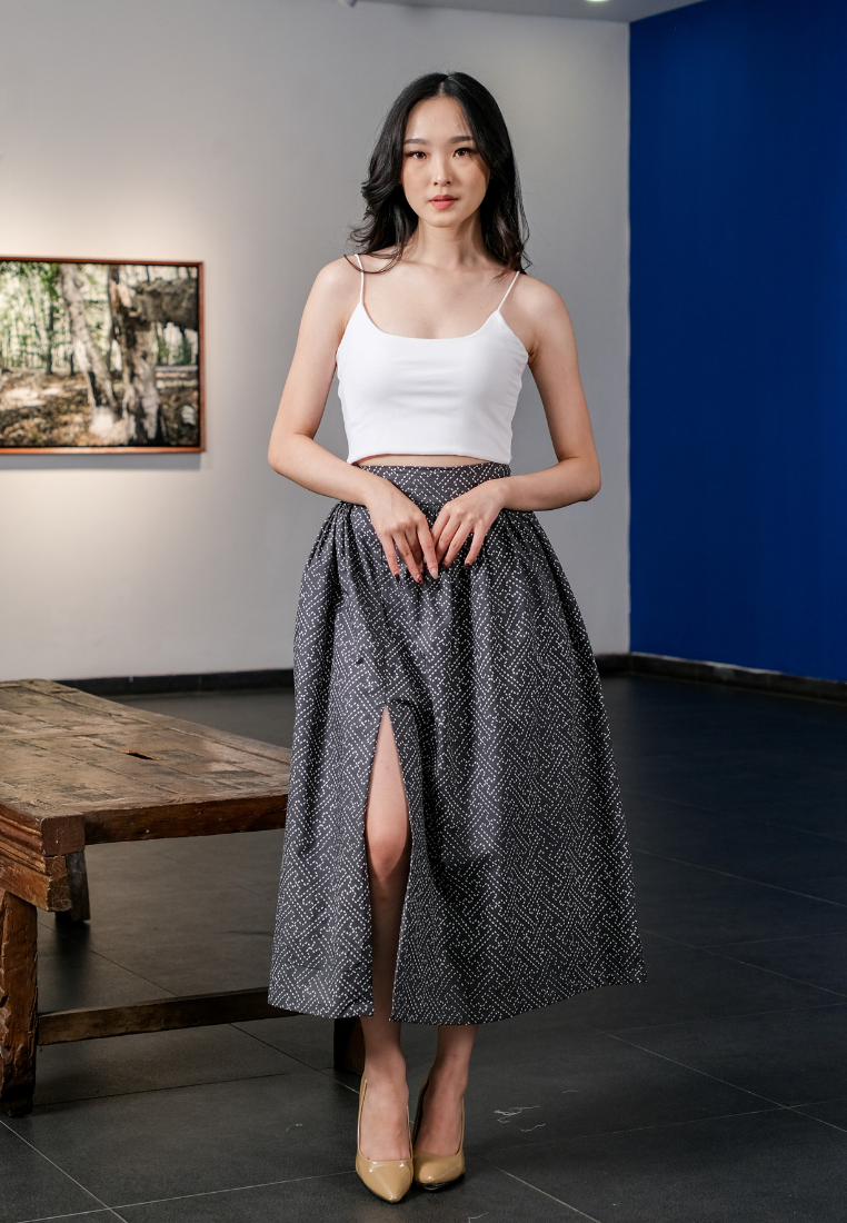 Rasda Skirt Beras Grey