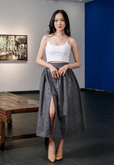 Rasda Skirt Beras Grey
