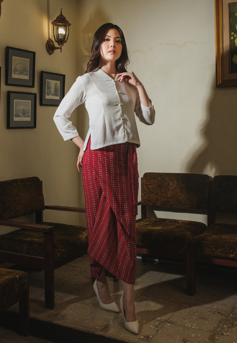 Ananta Warpskirt Beras Red
