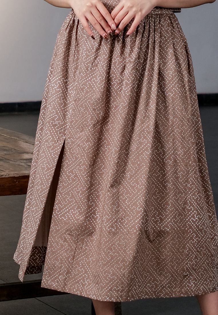 Rasda Skirt Beras Brown