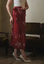 Erina Warpskirt Red