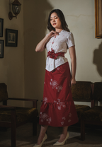 Setelan Santika Erina Red