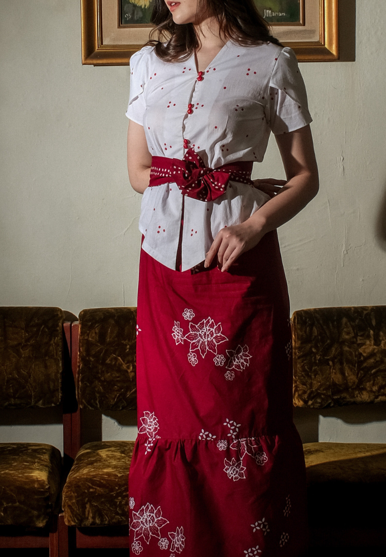 Setelan Santika Erina Red