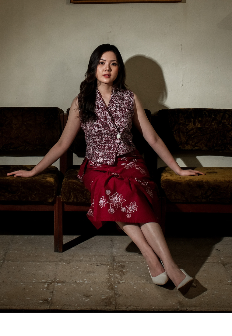Setelan Dyana Erina Red