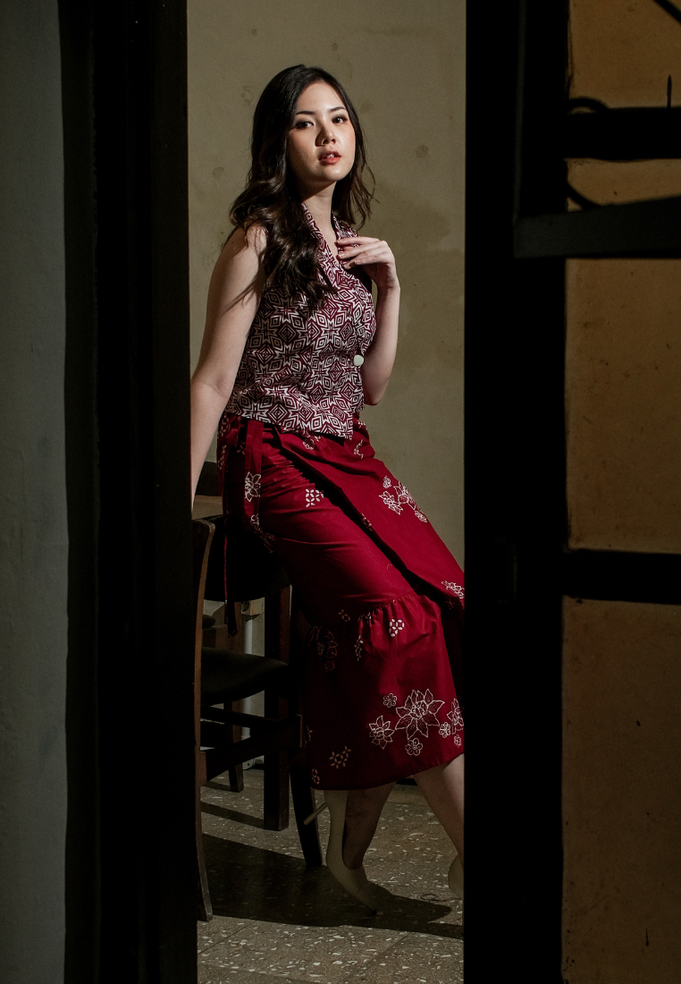 Setelan Dyana Erina Red