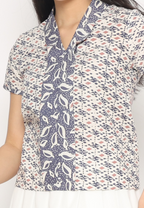 Mia Blouse Motif B Grey